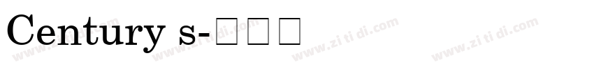 Century s字体转换